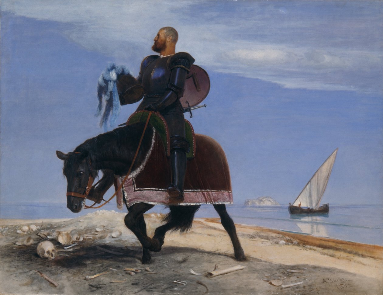 Poszukiwacz przygód autorstwa Arnold Böcklin