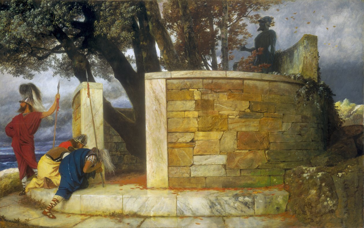 Sanktuarium Herkulesa autorstwa Arnold Böcklin
