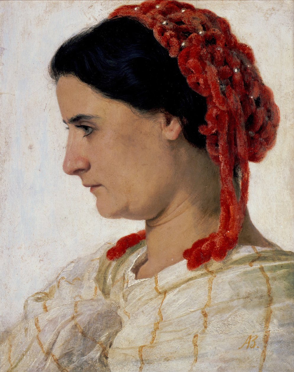Portret pani Angeli Böcklin autorstwa Arnold Böcklin