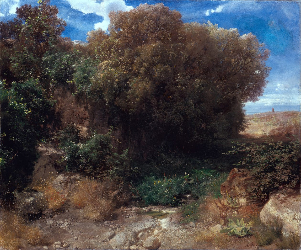 Krajobraz Kampanii Rzymskiej autorstwa Arnold Böcklin