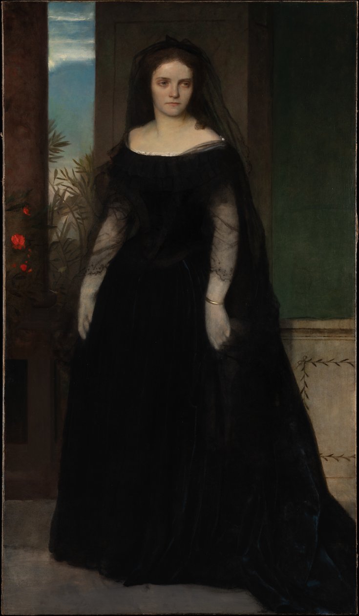 Portret aktorki Fanny Janauschek autorstwa Arnold Böcklin
