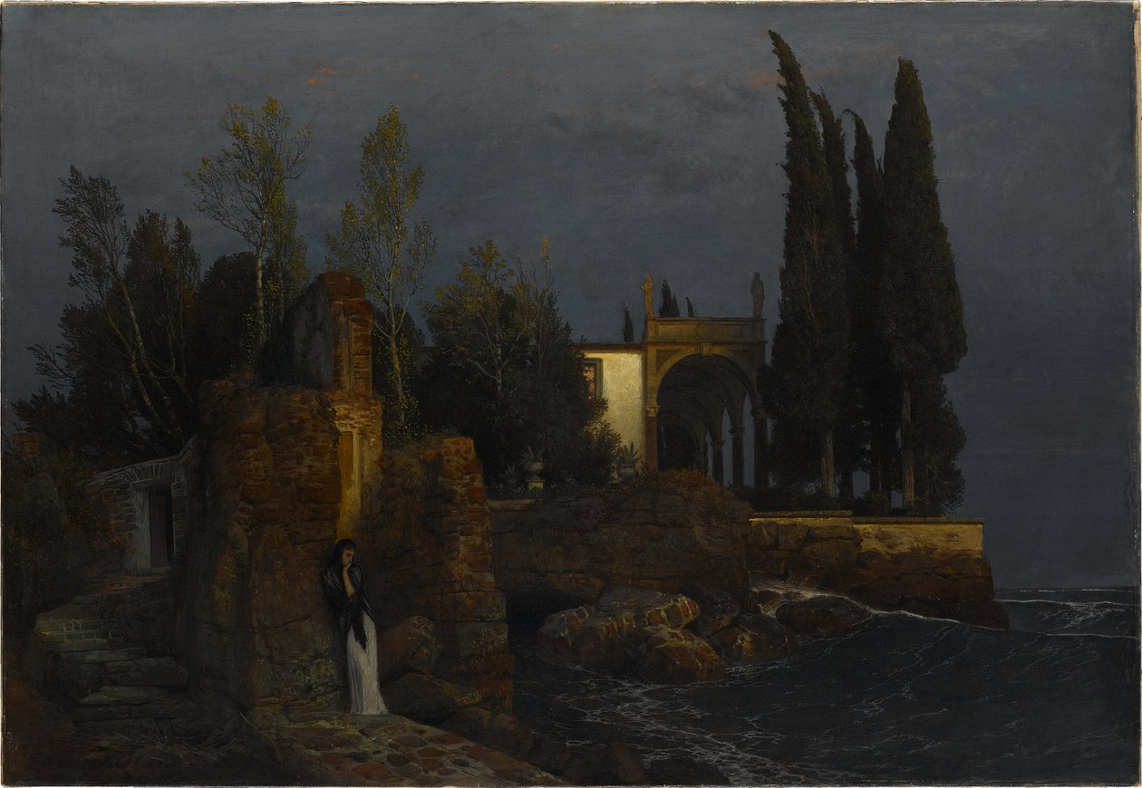 Willa nad morzem autorstwa Arnold Böcklin