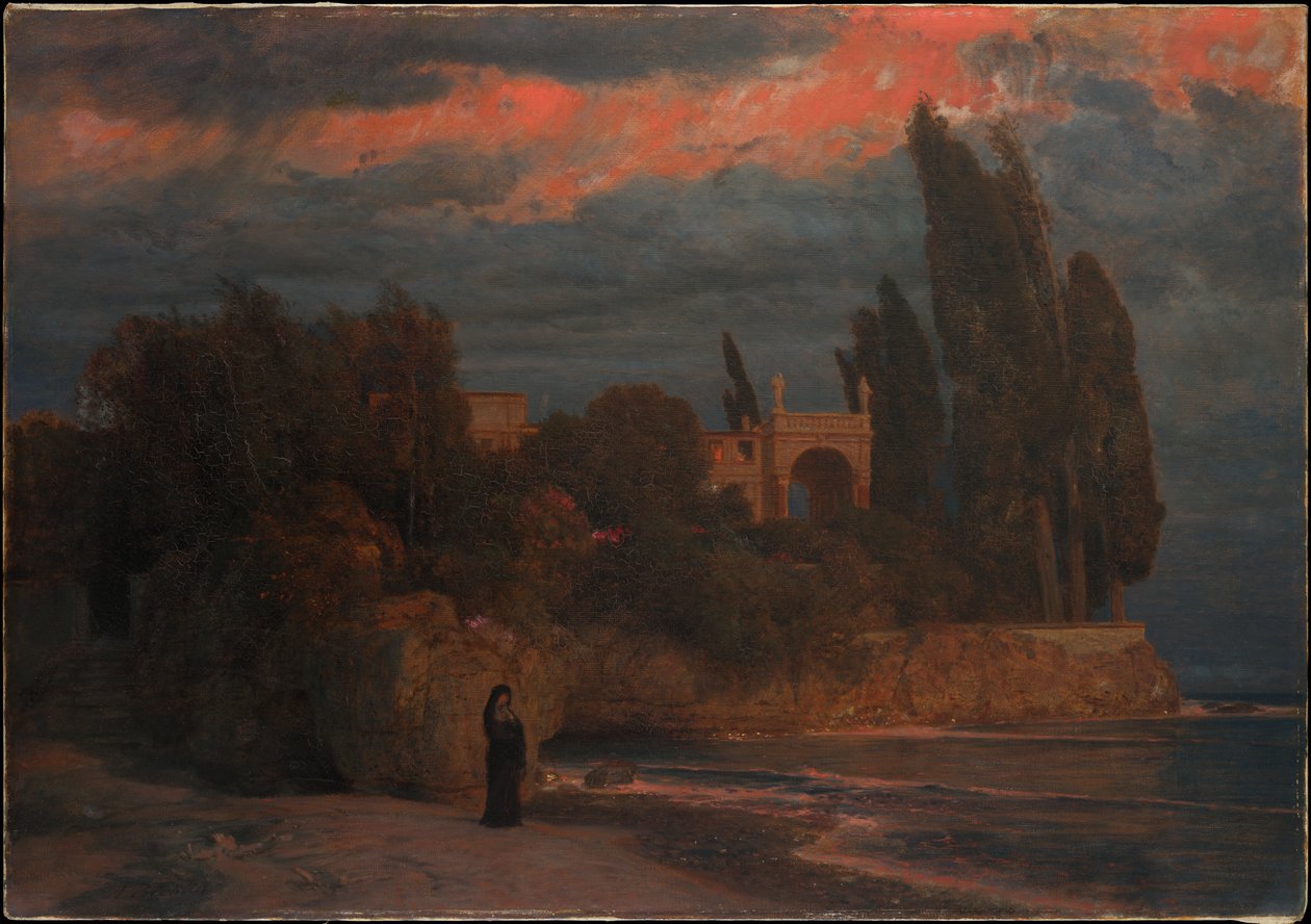Willa nad morzem autorstwa Arnold Böcklin