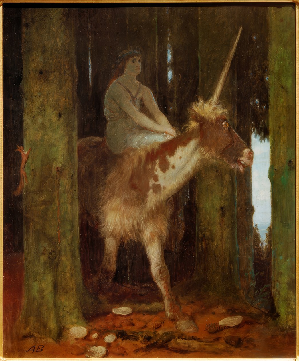 Cisza lasu autorstwa Arnold Böcklin