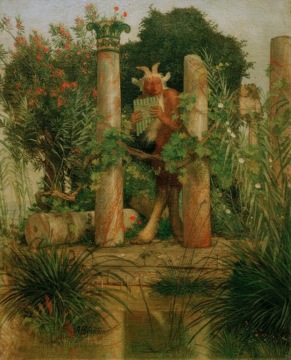 idylla autorstwa Arnold Böcklin