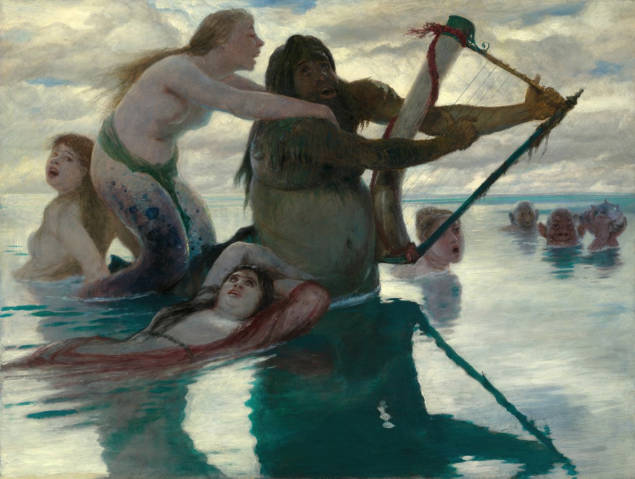 W morzu, 1883. autorstwa Arnold Böcklin