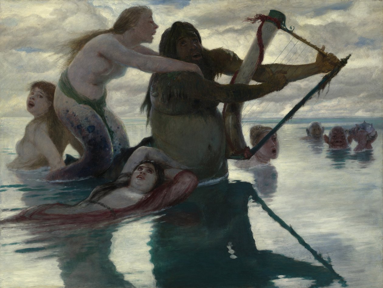 W morzu, 1883 autorstwa Arnold Böcklin