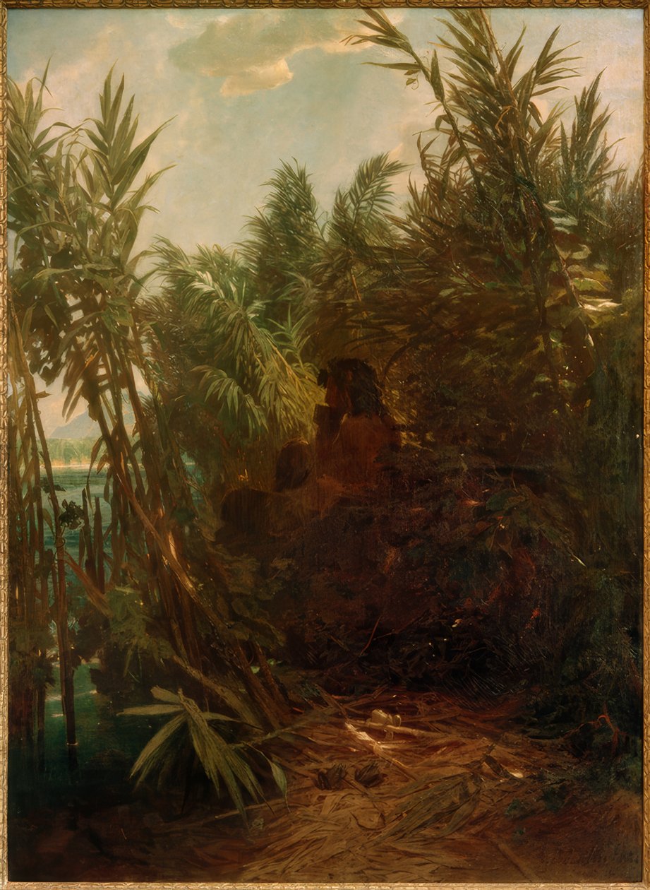 Pan w trzcinach autorstwa Arnold Böcklin