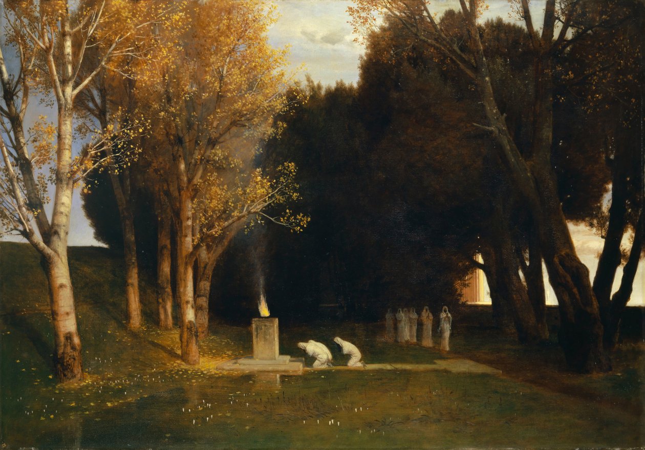 Święty gaj, 1882. autorstwa Arnold Böcklin