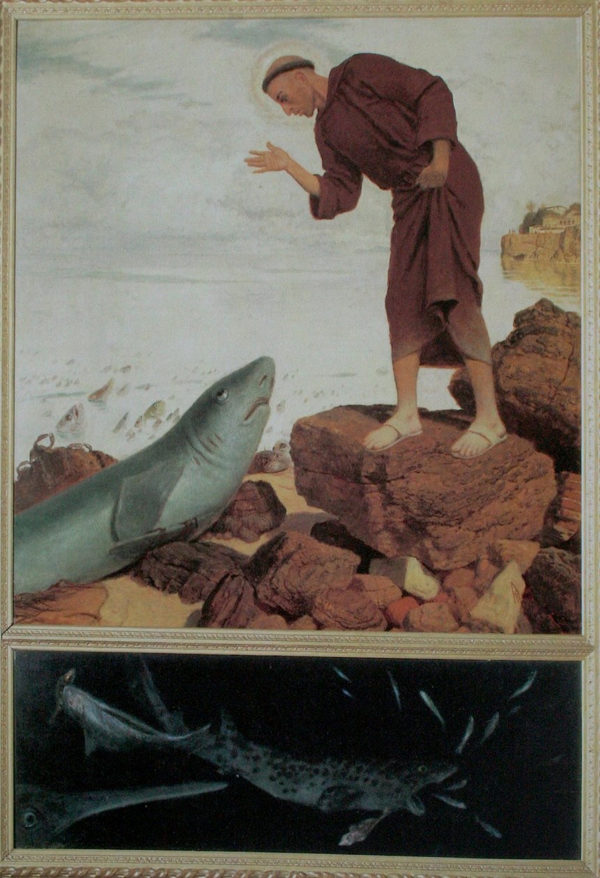 Św. Antoni głosił rybom autorstwa Arnold Böcklin