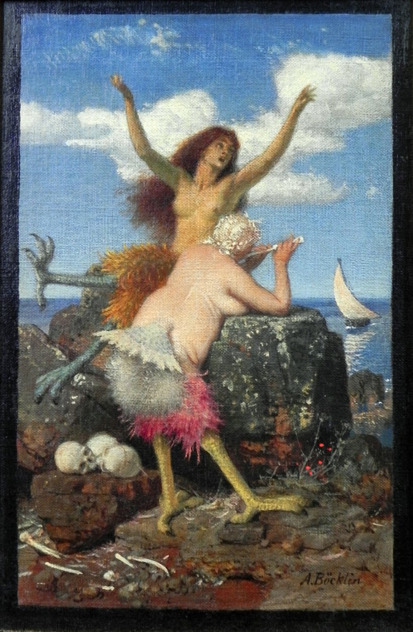 Syreny autorstwa Arnold Böcklin