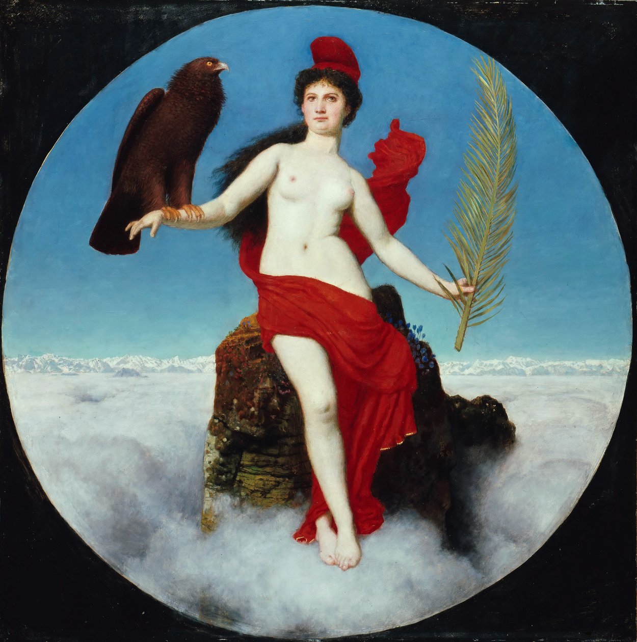 Wolność Helvetia, 1891. autorstwa Arnold Böcklin