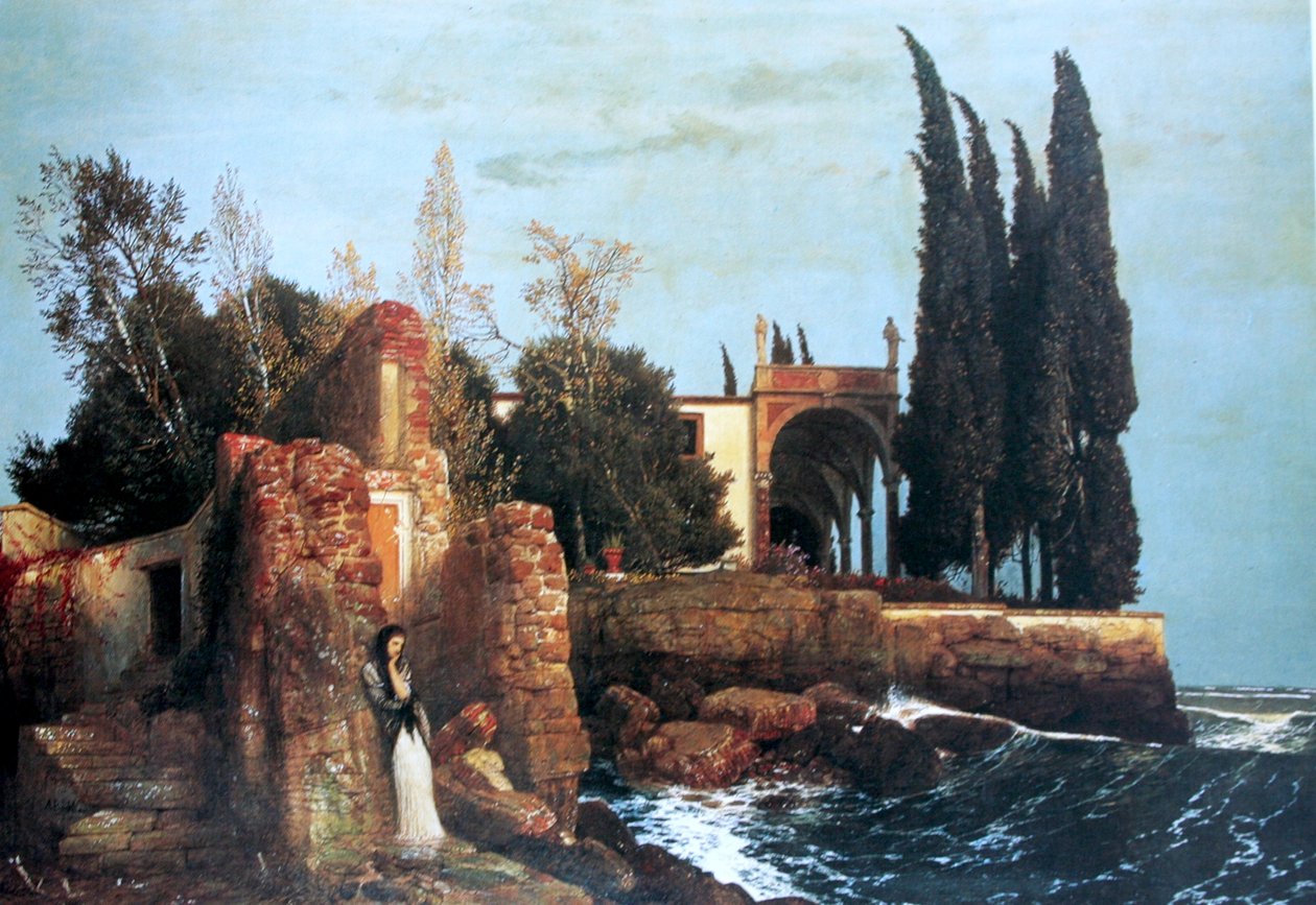 Willa nad morzem autorstwa Arnold Böcklin