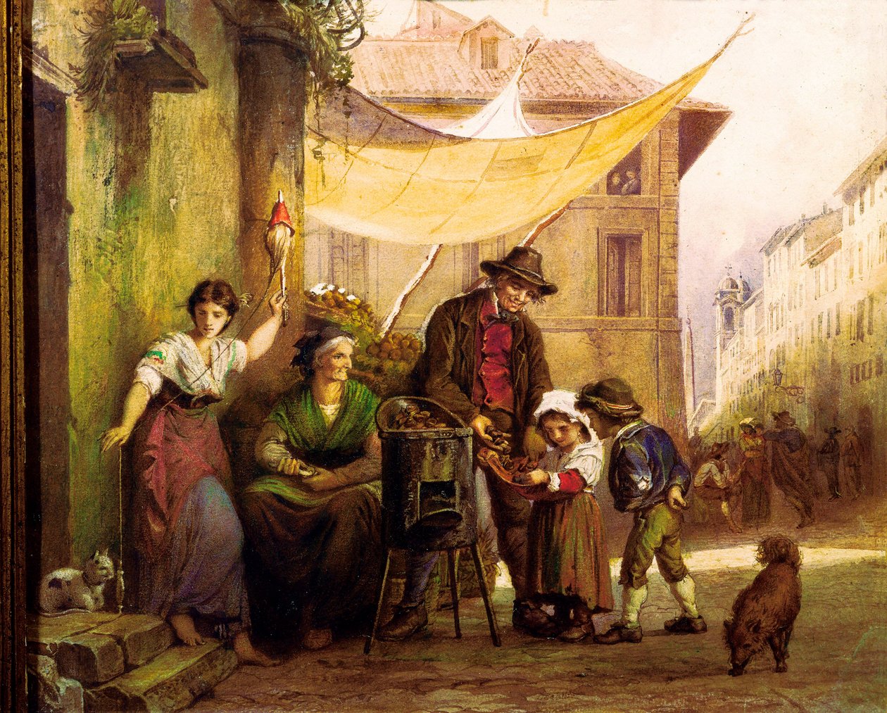 Kupiec kasztanów autorstwa Arnold Corrodi