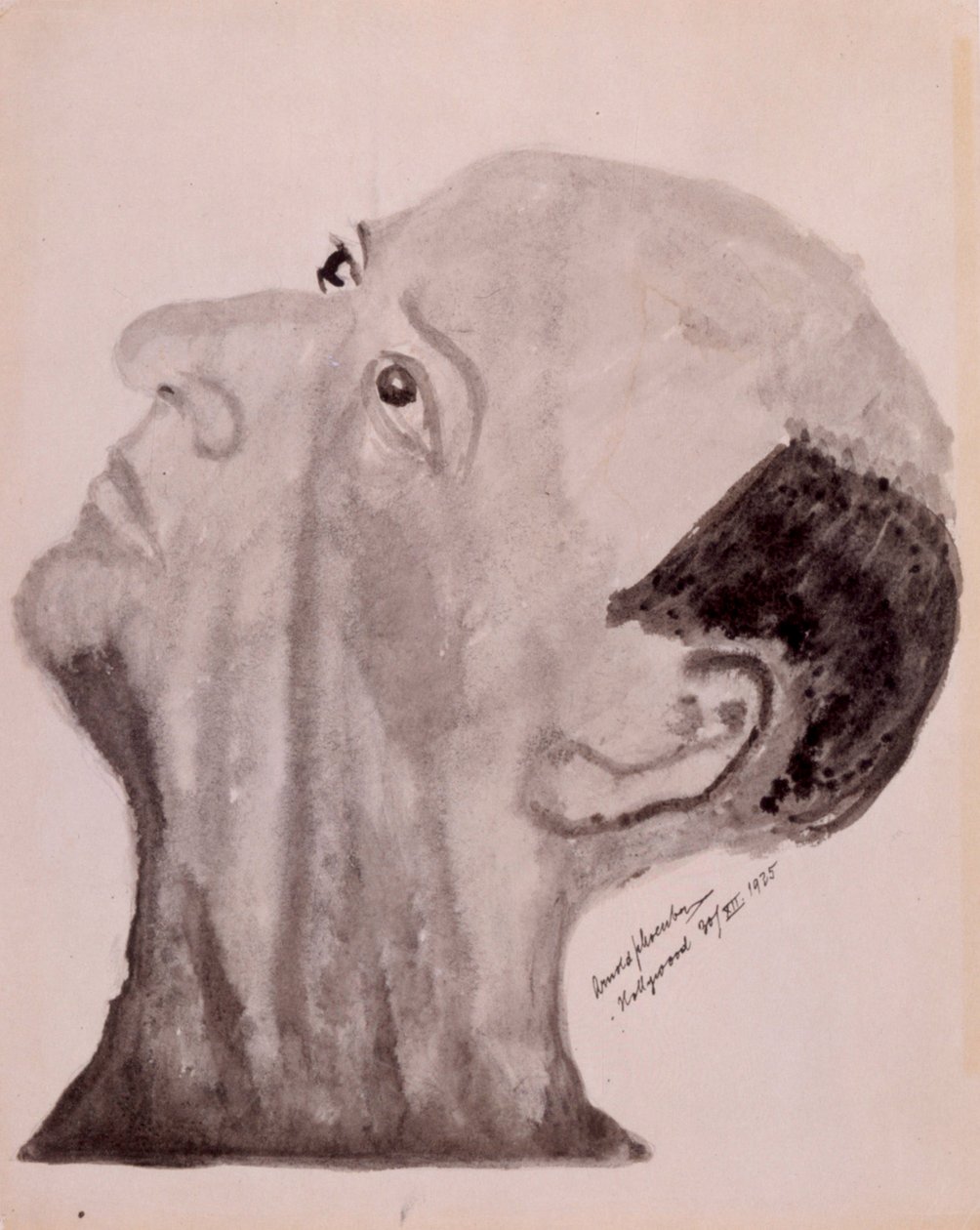 Autoportret Arnolda Schoenberga - Hollywood 1923 autorstwa Arnold Schoenberg