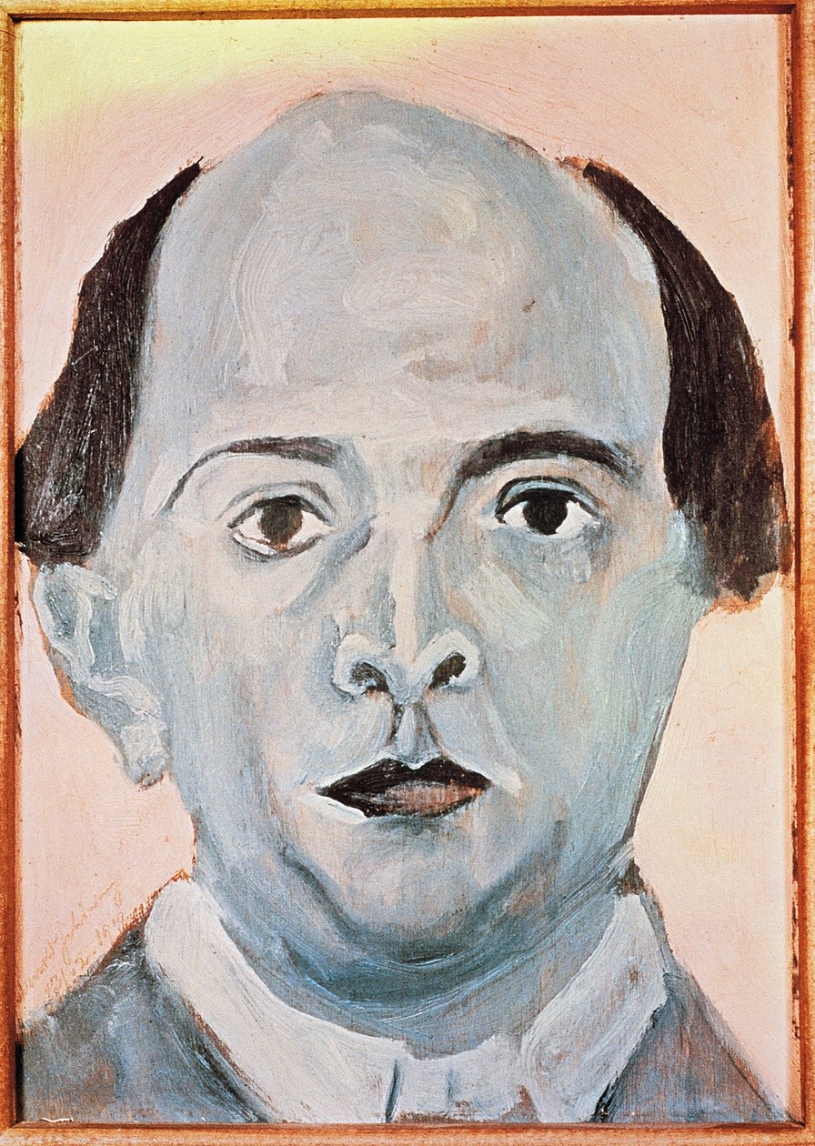 Autoportret w kolorze niebieskim autorstwa Arnold Schoenberg