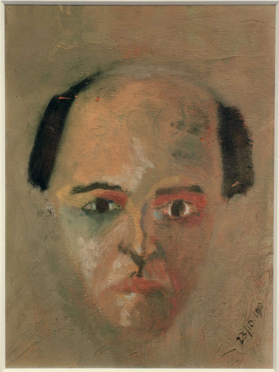 Zielony Autoportret autorstwa Arnold Schönberg