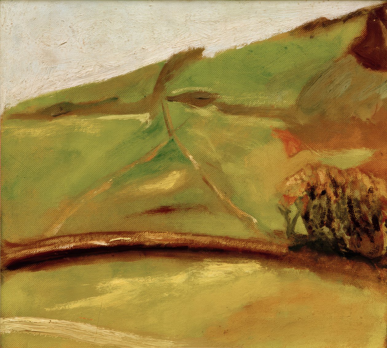 krajobraz autorstwa Arnold Schönberg