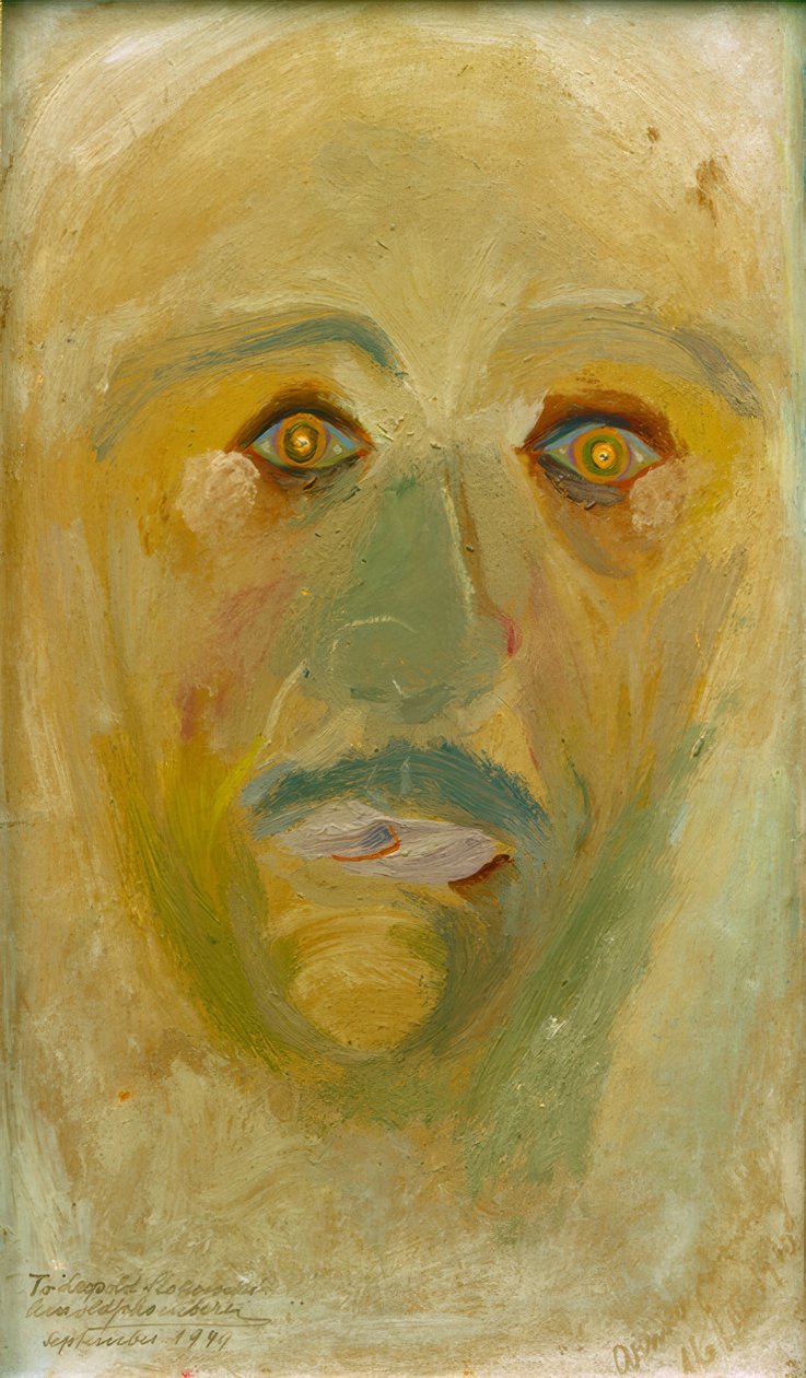 Autoportret (wizja) autorstwa Arnold Schönberg