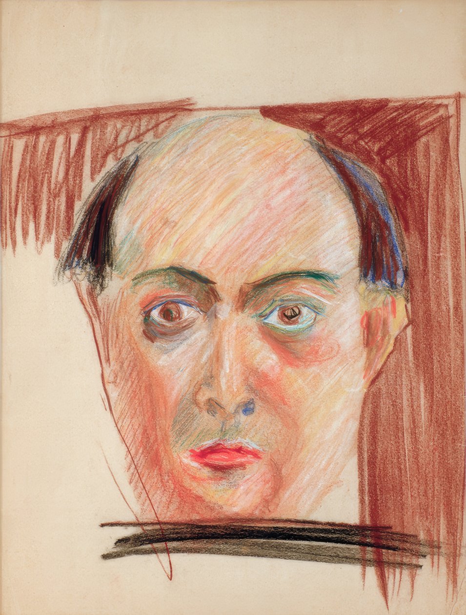 autoportret autorstwa Arnold Schönberg