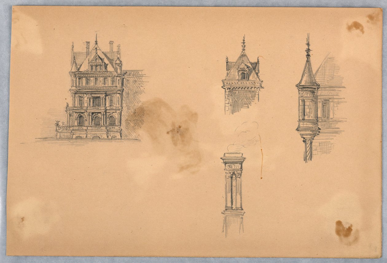 Studia architektoniczne autorstwa Arnold William Brunner