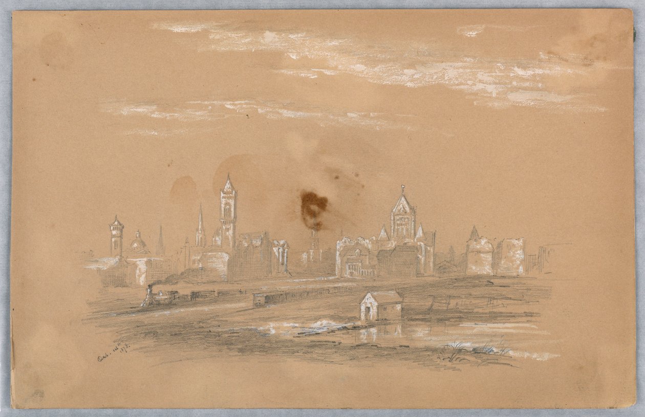 Panorama miasta autorstwa Arnold William Brunner