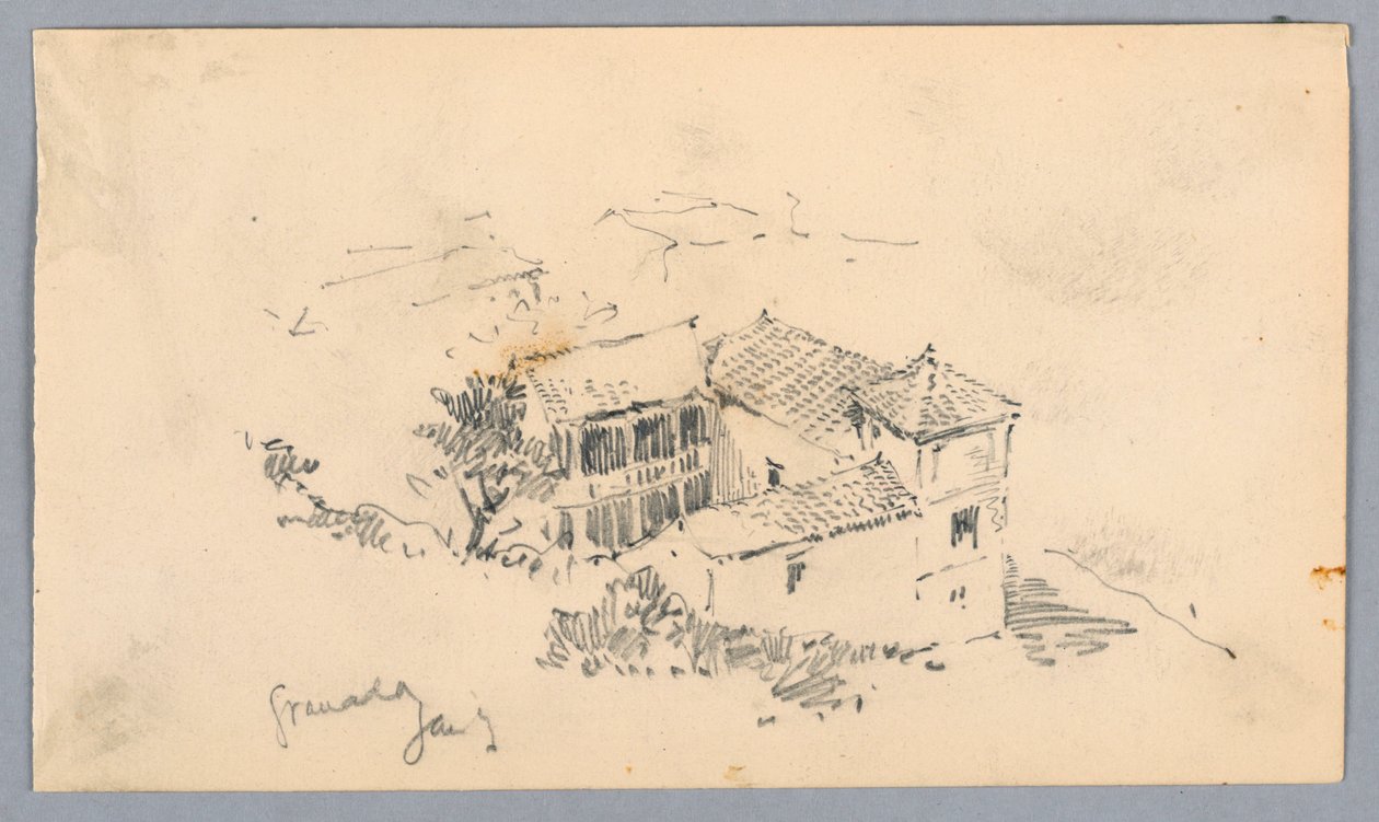 Dziedziniec, Granada autorstwa Arnold William Brunner