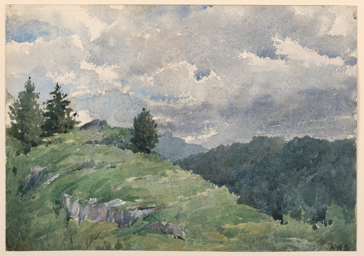 Krajobraz autorstwa Arnold William Brunner