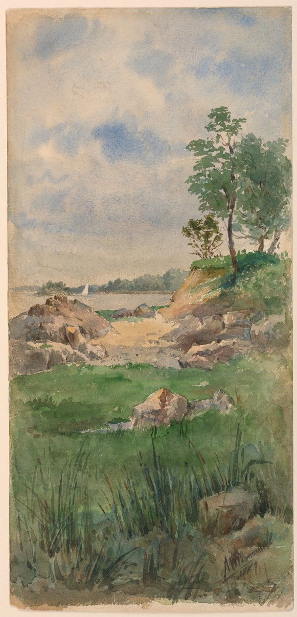 Krajobraz wyspy Nantucket autorstwa Arnold William Brunner