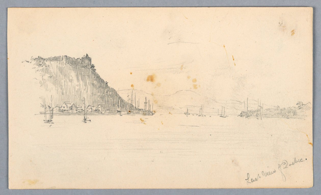 Ostatni widok Quebecu autorstwa Arnold William Brunner