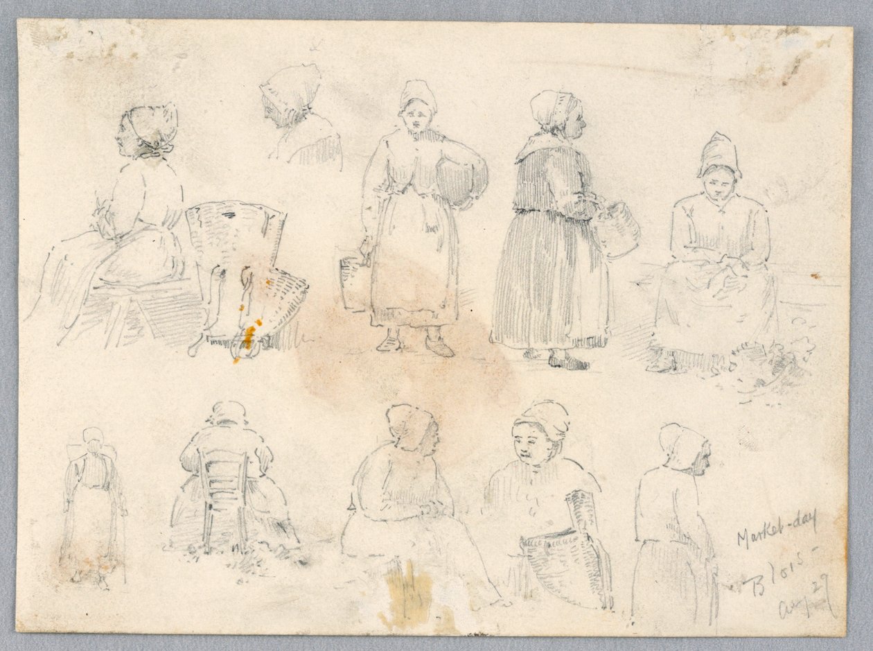 Dzień targowy autorstwa Arnold William Brunner