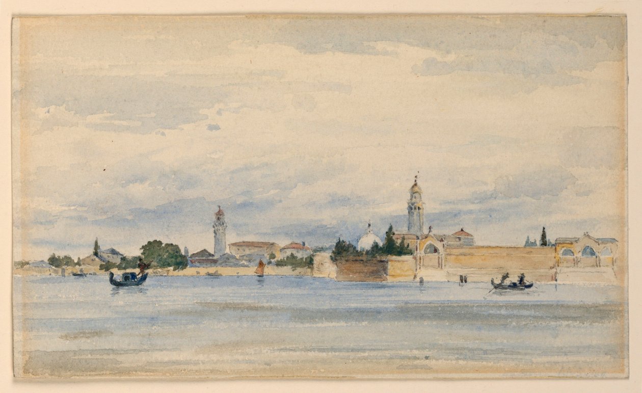 Stary Cmentarz, Wenecja autorstwa Arnold William Brunner