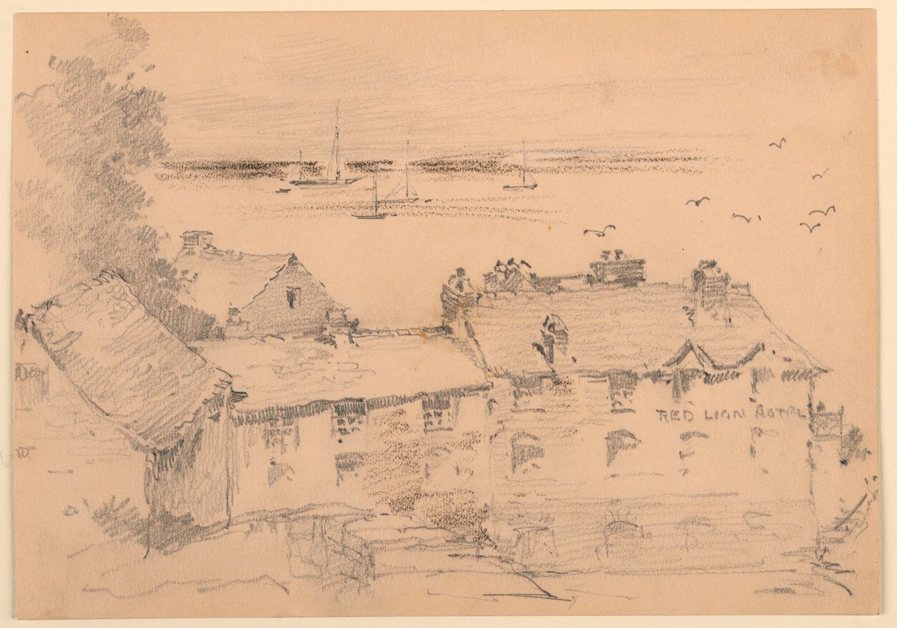 Hotel Red Lion autorstwa Arnold William Brunner