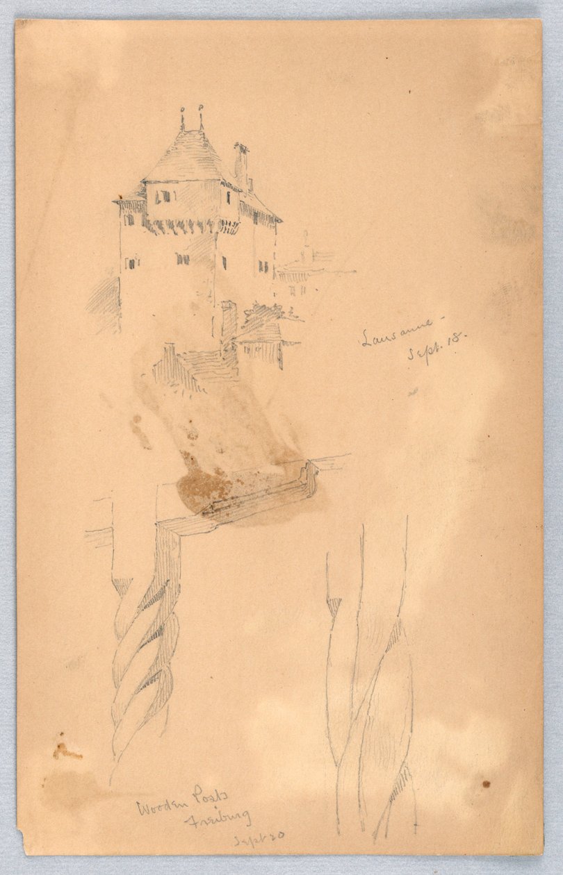 Szkice w Lozannie autorstwa Arnold William Brunner