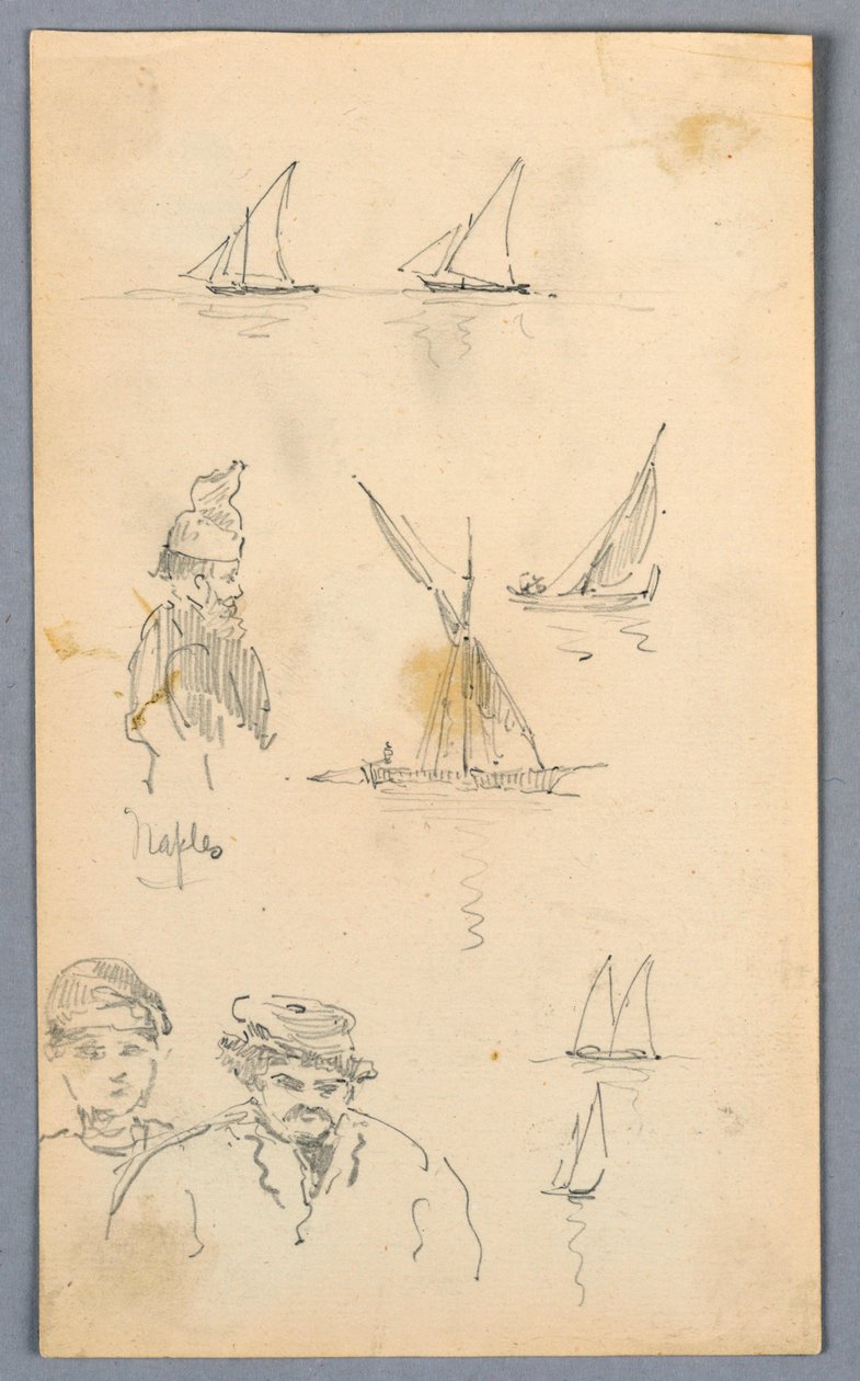 Szkice w Neapolu autorstwa Arnold William Brunner