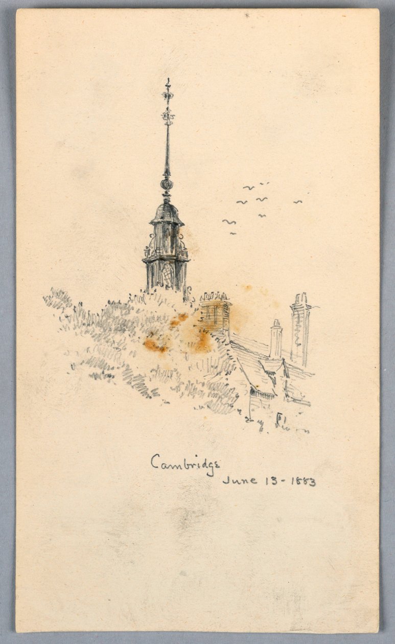 Wieża w Cambridge autorstwa Arnold William Brunner