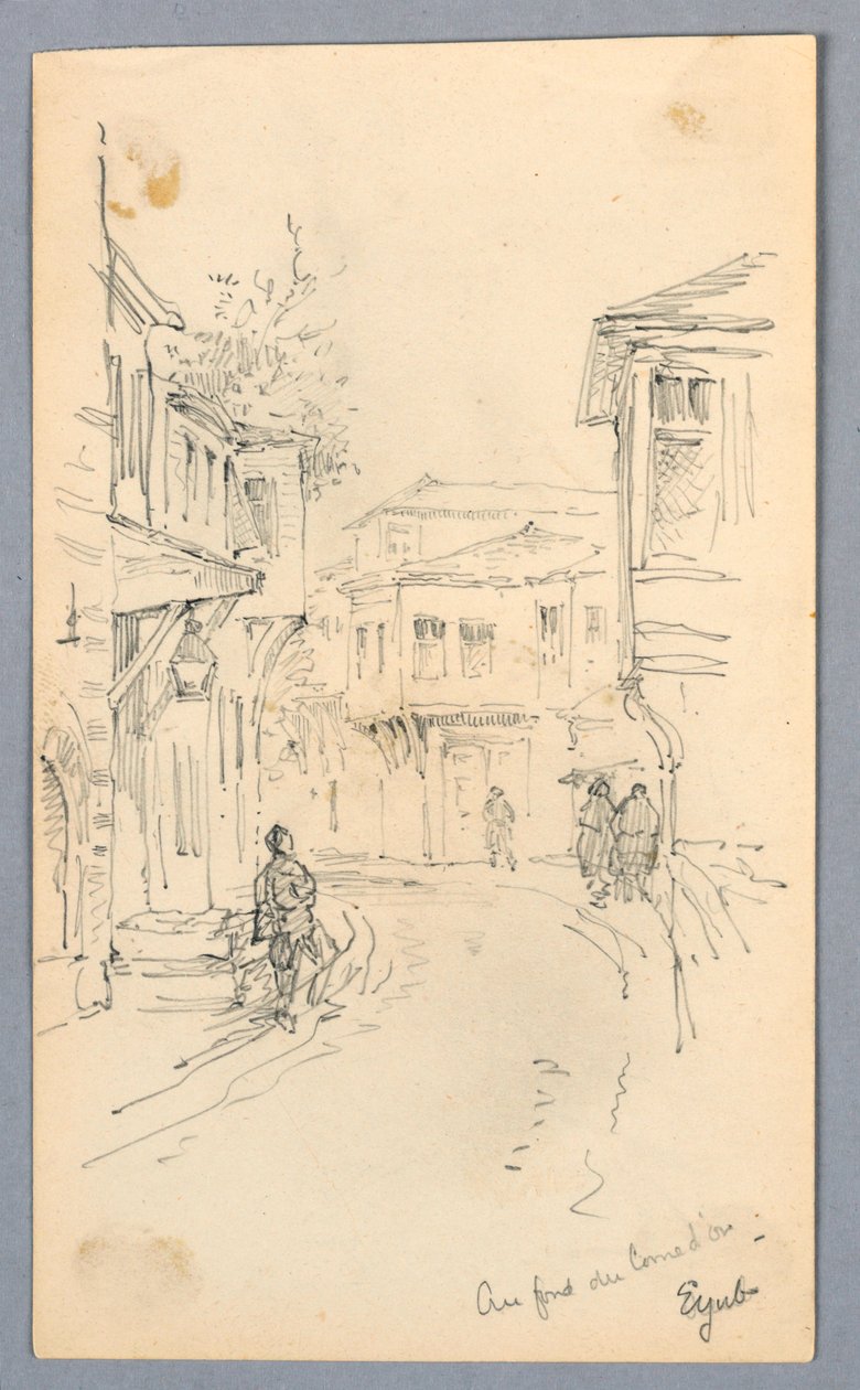 Scena uliczna autorstwa Arnold William Brunner