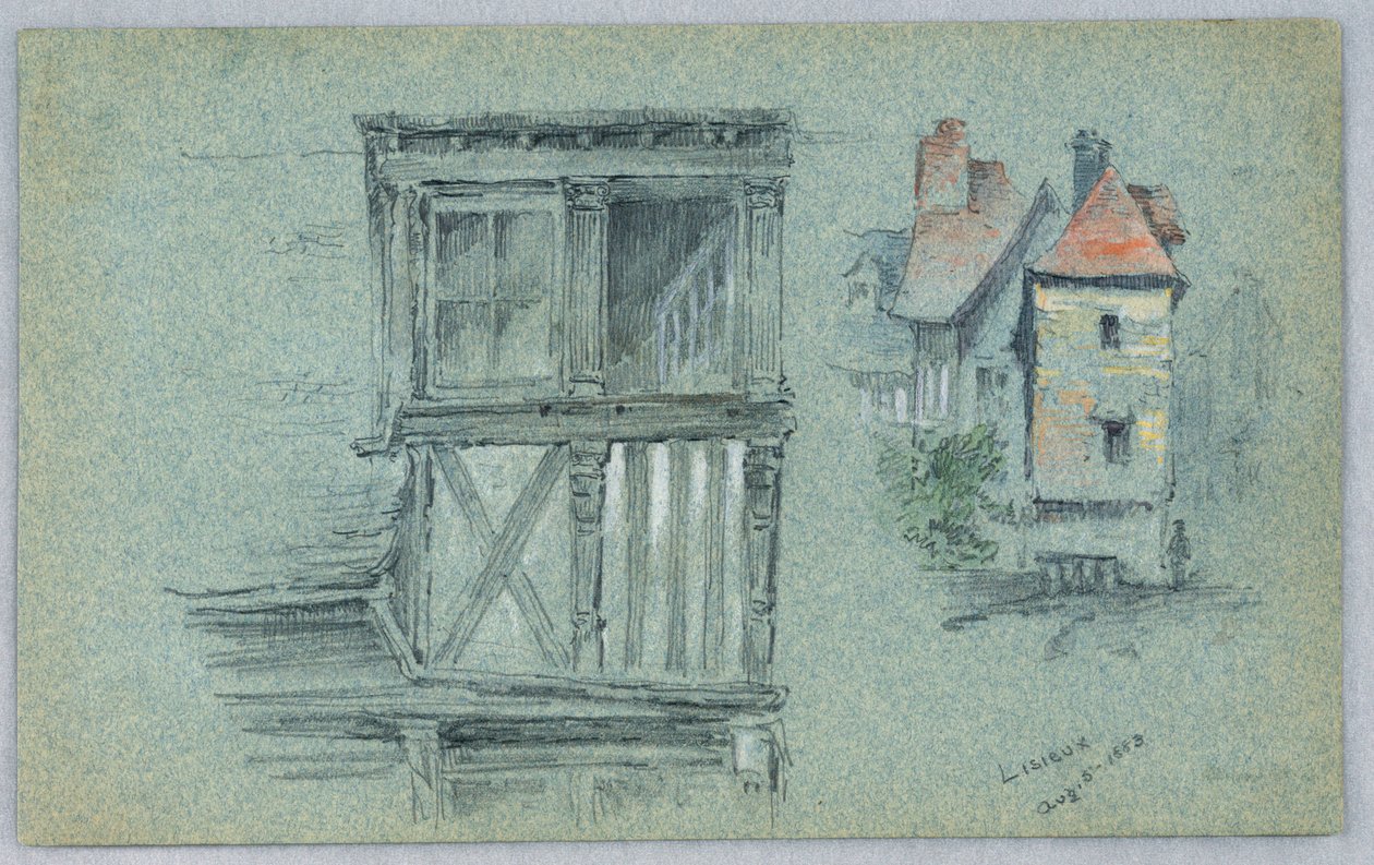 Dwa szkice Lisieux autorstwa Arnold William Brunner