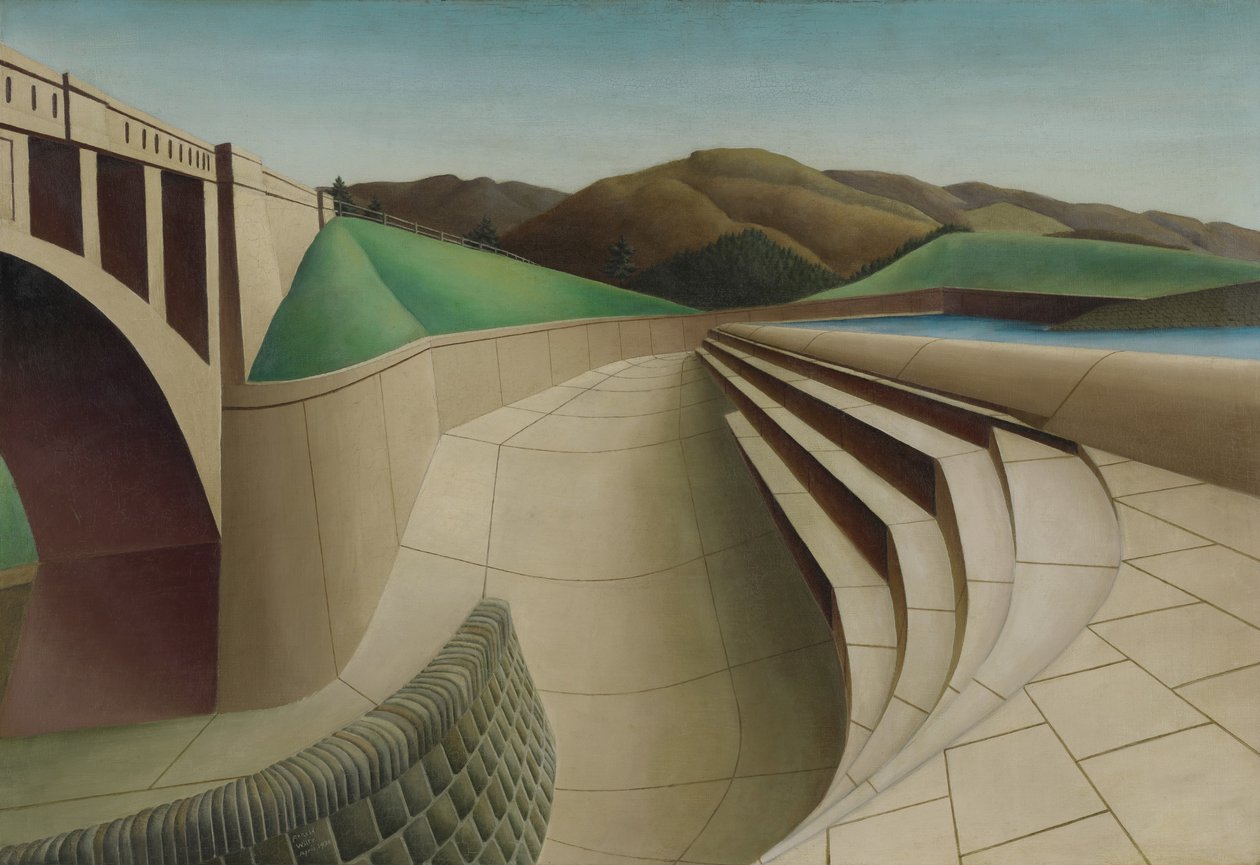 Amerykański krajobraz, 1936 autorstwa Arnold Wiltz
