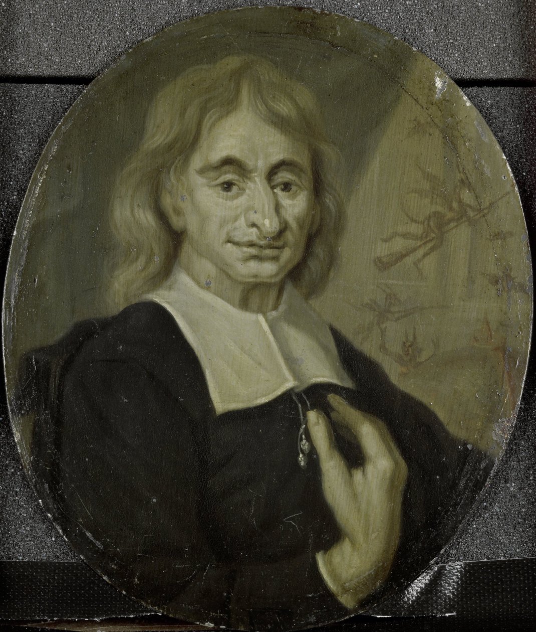 Portret Balthasara Bekkera autorstwa Arnoud van Halen