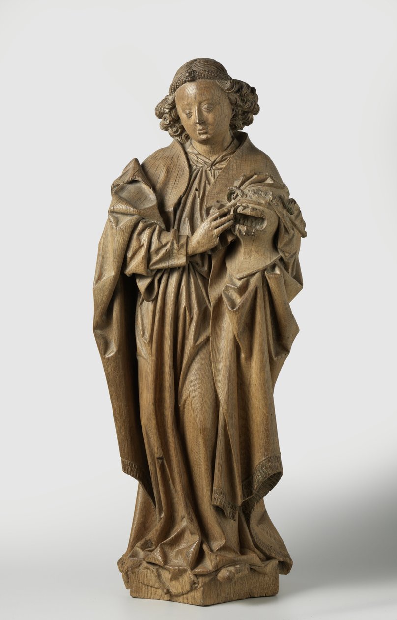 Anioł z Arma Christi, ok. godz. 1480 (dąb) autorstwa Arnt von Zwolle