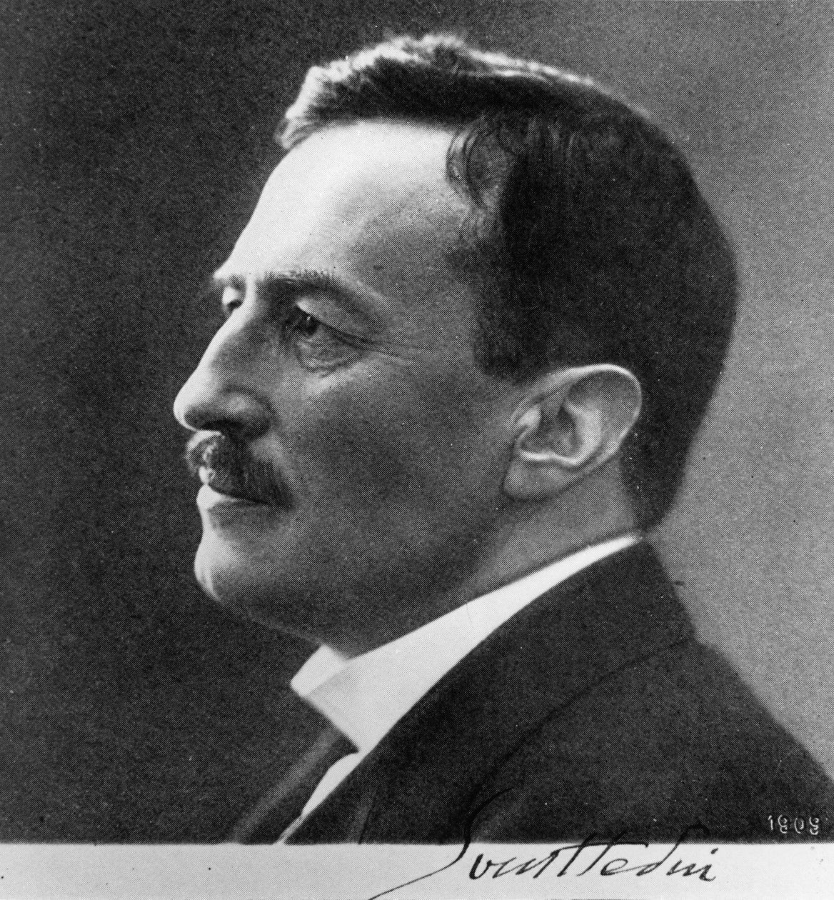Portret Svena Andersa Hedina (1865-1952) 1909 (zdjęcie bw) autorstwa Aron Jonason