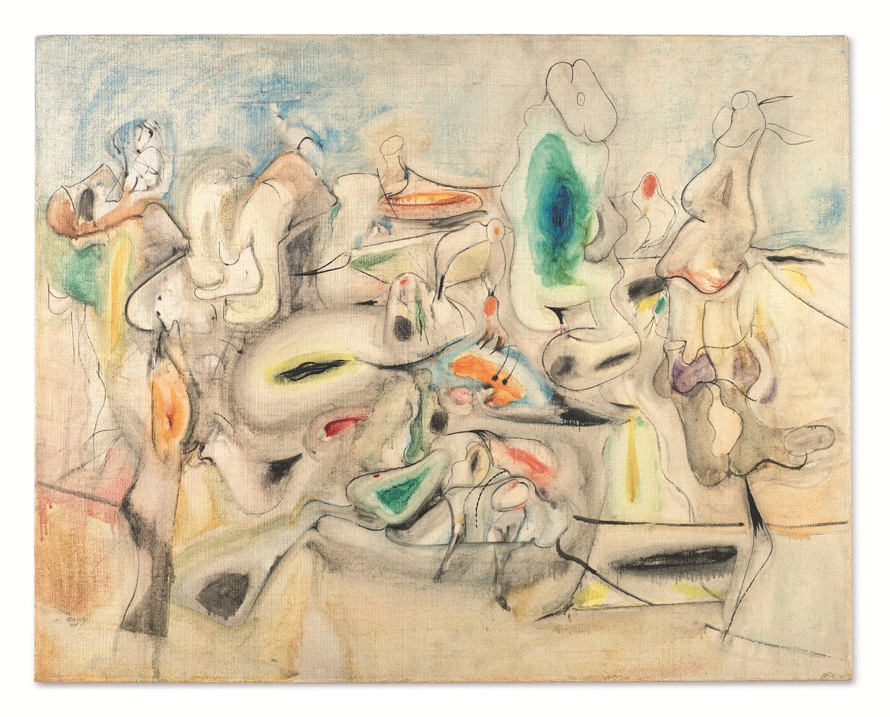 Dzień dobry, pani Lincoln autorstwa Arshile Gorky