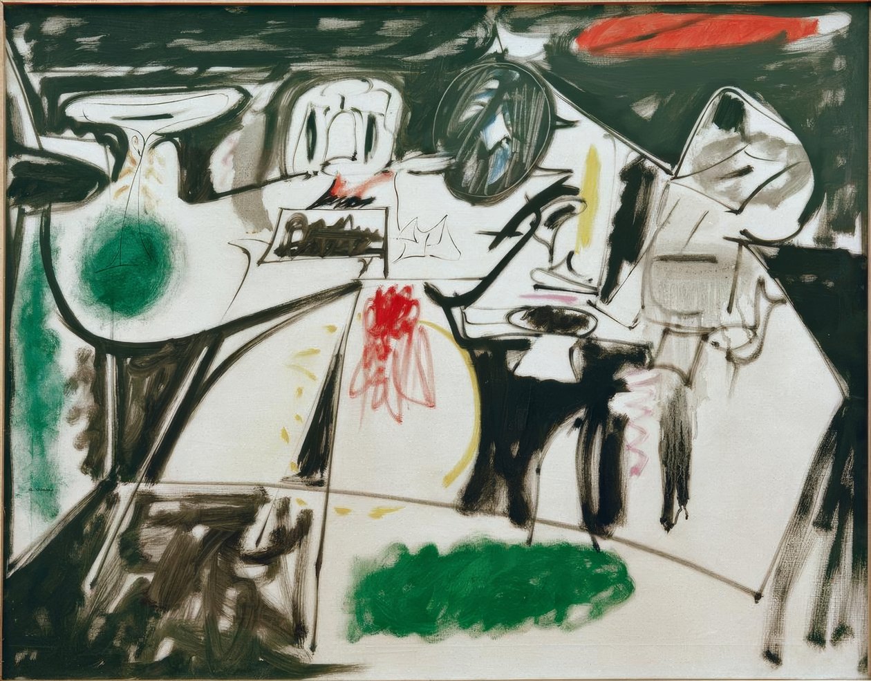Ostatni obraz (czarny mnich) autorstwa Arshile Gorky