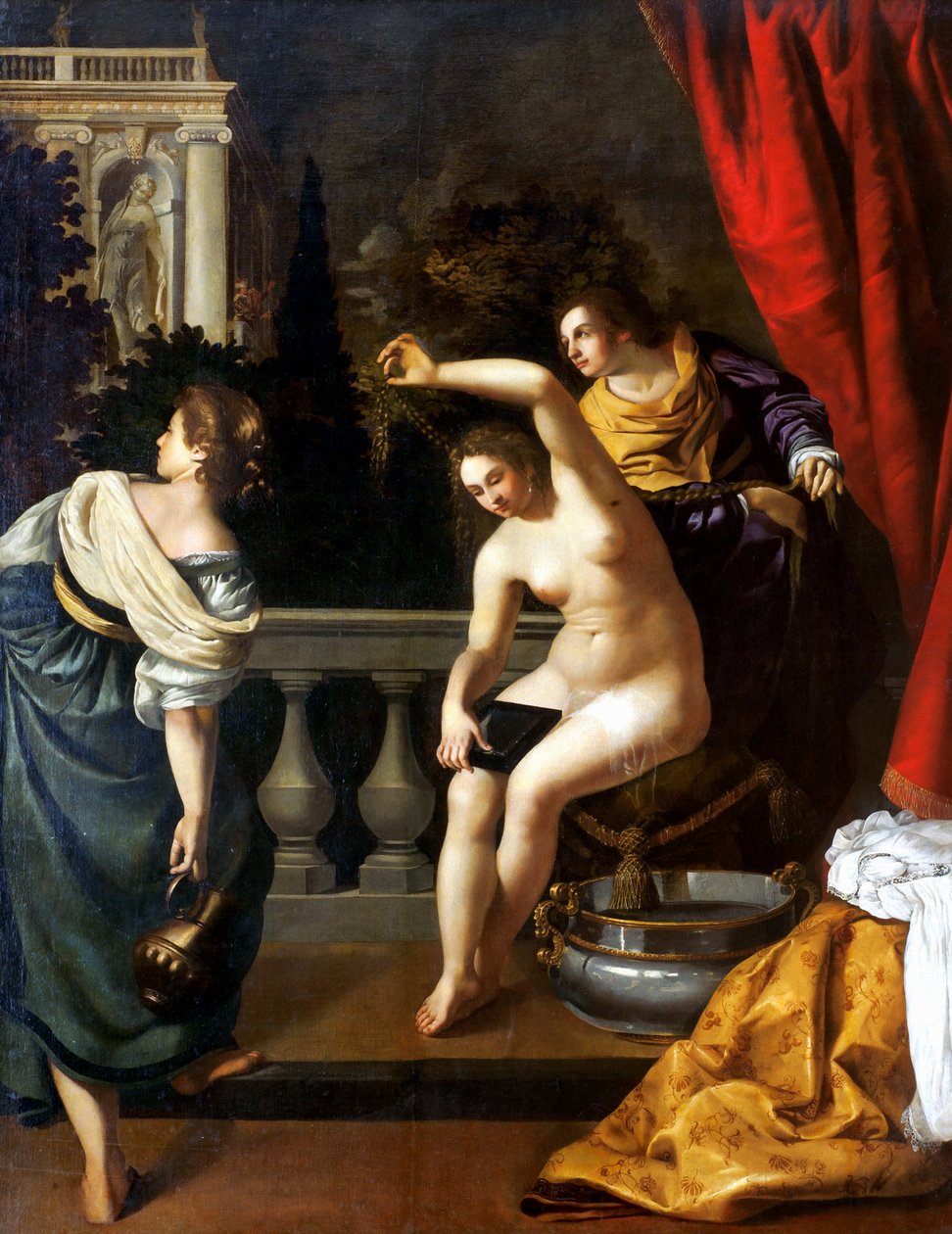 Batszeba w swojej łaźni autorstwa Artemisia Gentileschi