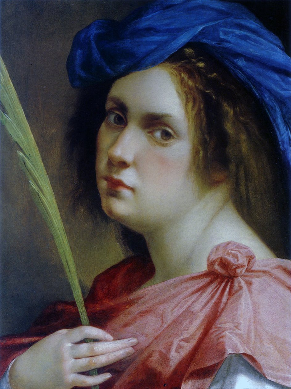 Autoportret męczennika, ok. 1615 autorstwa Artemisia Gentileschi