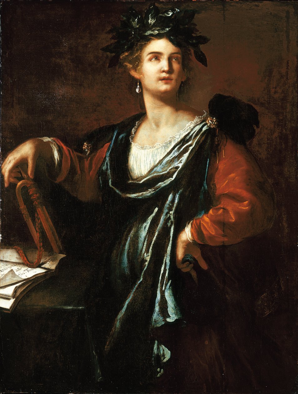 Clio: muza historii, 1632 autorstwa Artemisia Gentileschi