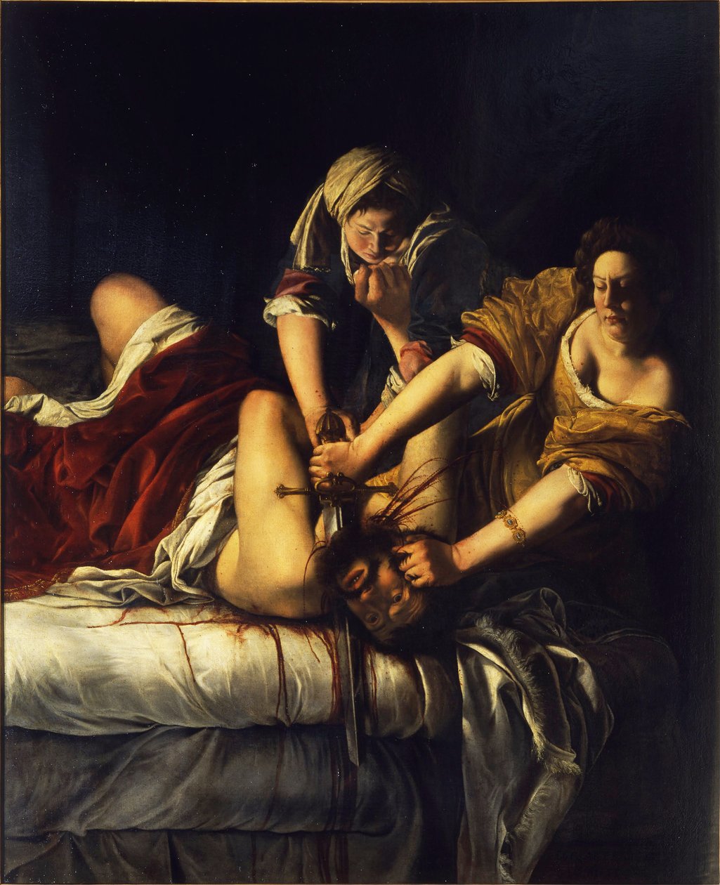Giuditta decapita Oloferne autorstwa Artemisia Gentileschi