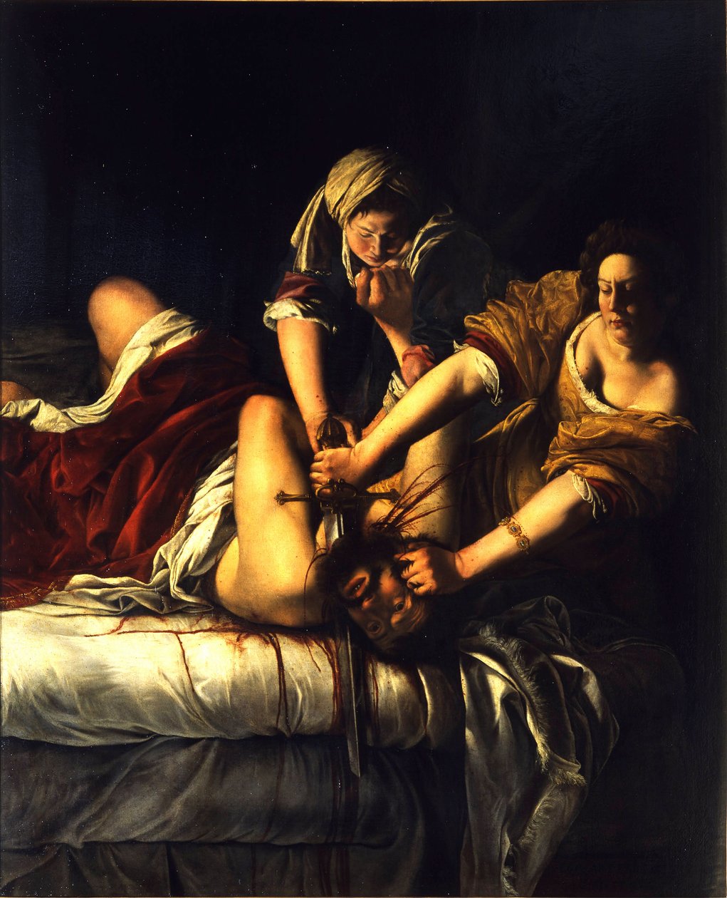 Giuditta decapita Oloferne autorstwa Artemisia Gentileschi