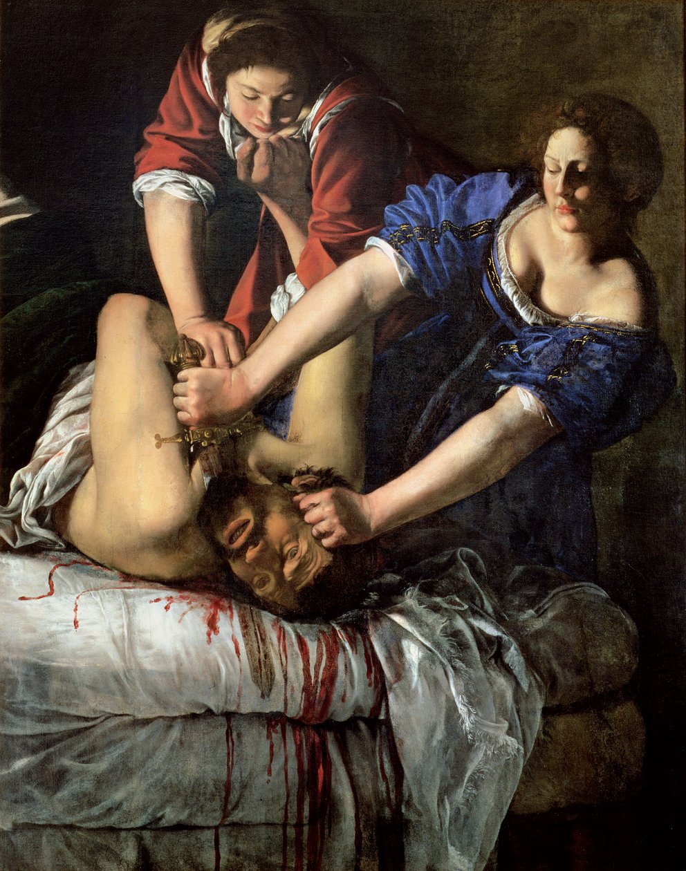 Judyta i Holofernes (panel) autorstwa Artemisia Gentileschi